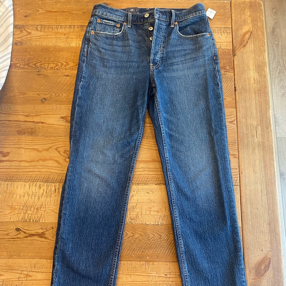GAP High Rise Cheeky Straight Jeans